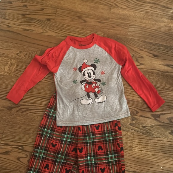 Disney 2pc kid Mickey Mouse pajama size 8 - Picture 2 of 7